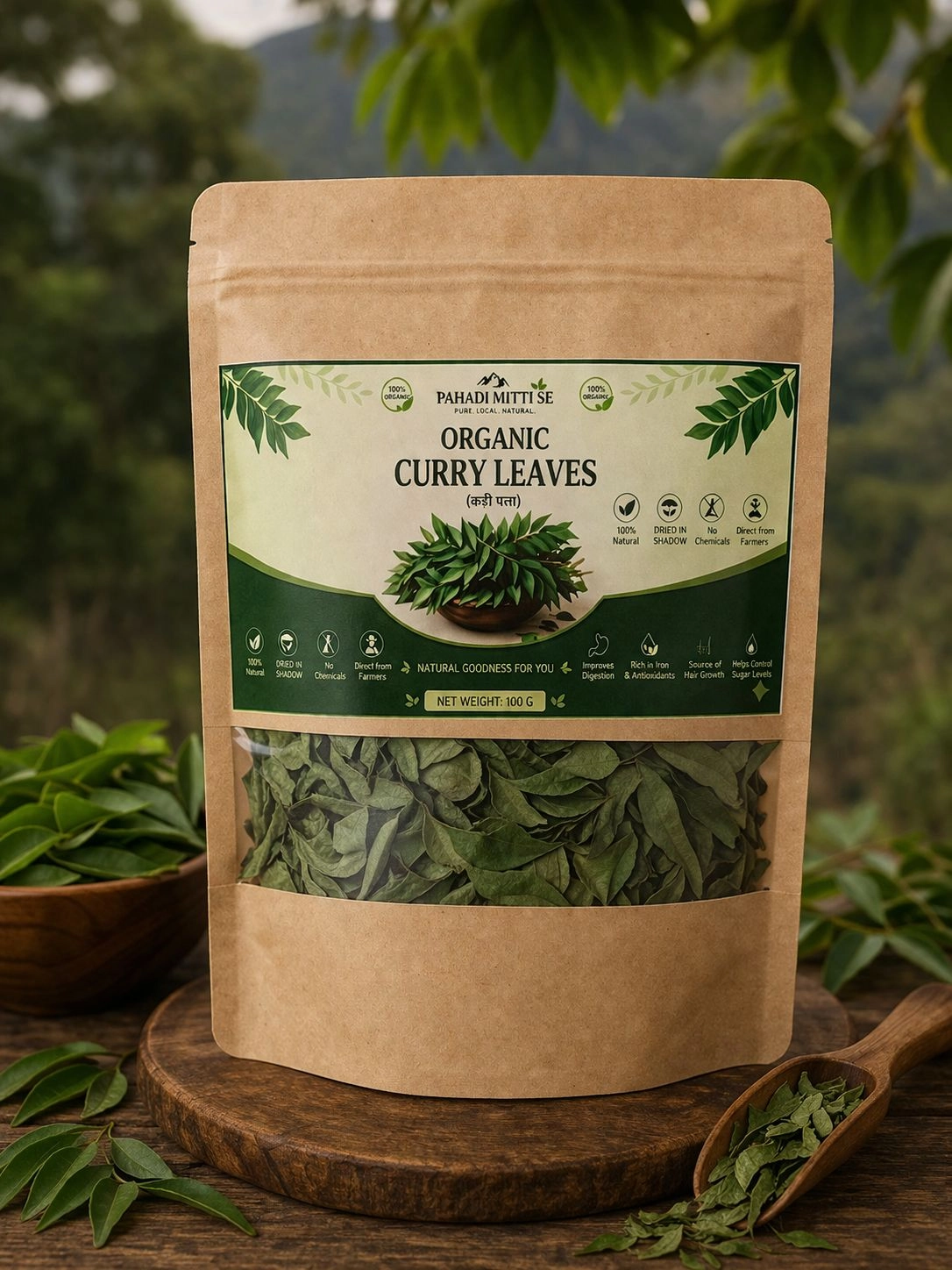 Organic Curry Leaves – Natural and Aromatic